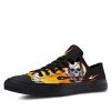 Skull on Fire low-top sneakers