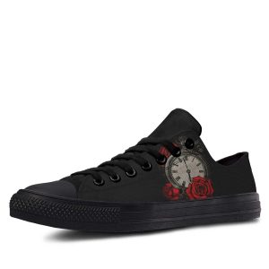 Time and Rose Black low-top sneakers