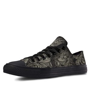 Bad God Dragon Black low-top sneakers