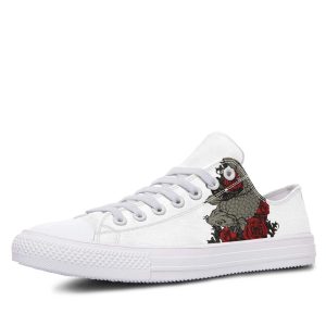 Fish and Rose White low-top sneakers