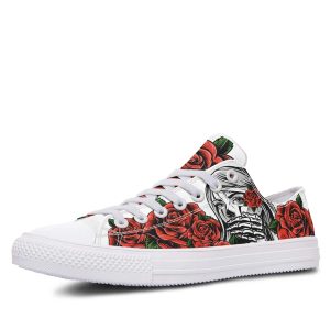 Girl and Rose White low-top sneakers
