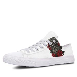 Pineapple and Rose White low-top sneakers